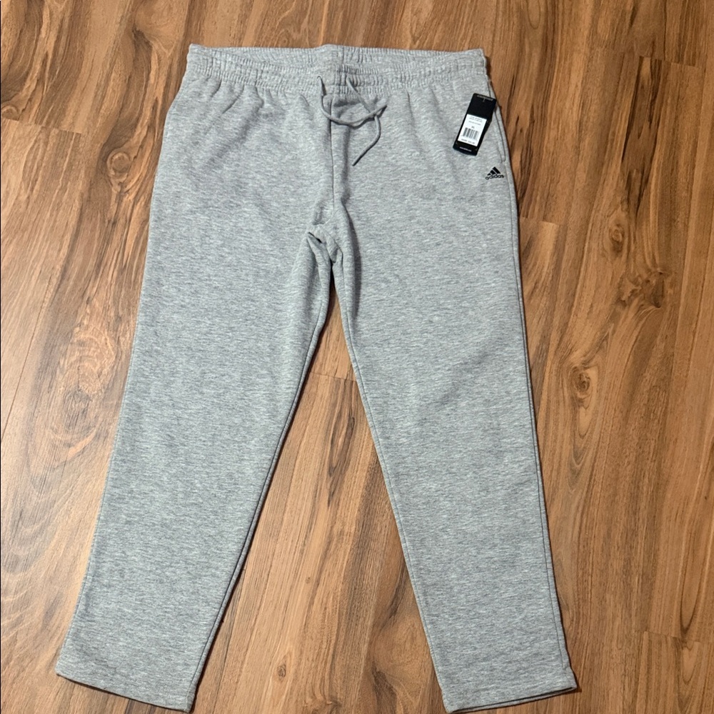 Adidas Heather Gray Joggers